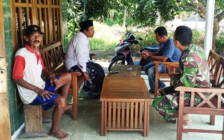 Babinsa Yang Terus Koordinasi Demi Sukses Pembukaan TMMD