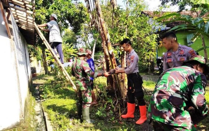 Satgas TMMD Reguler Pekalongan Akan Ganti 30 Persen Genteng Rumah Manis