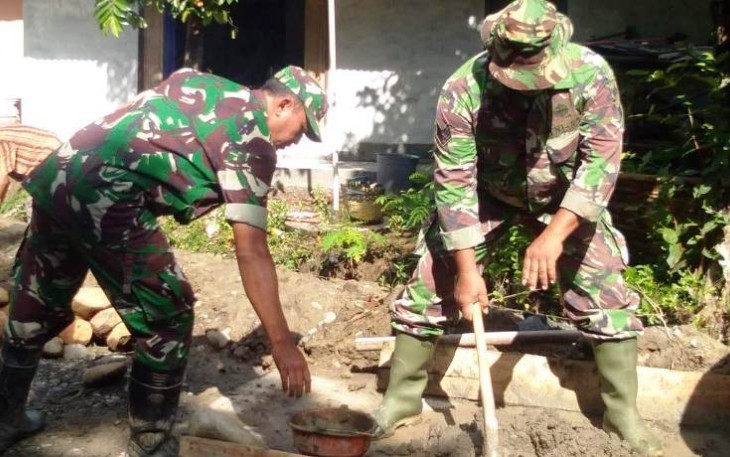 Anggota TNI Yang Diterjunkan di TMMD Reguler Pekalongan Adalah Pilihan