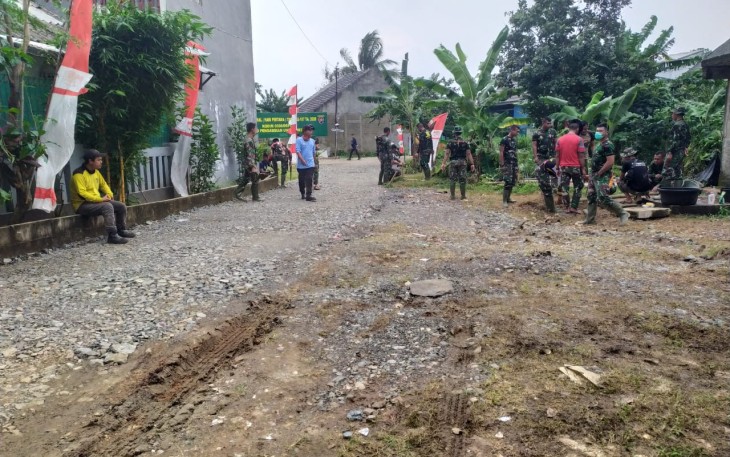 Sasaran Pengerasan Jalan Amin Sudah 20 Persen