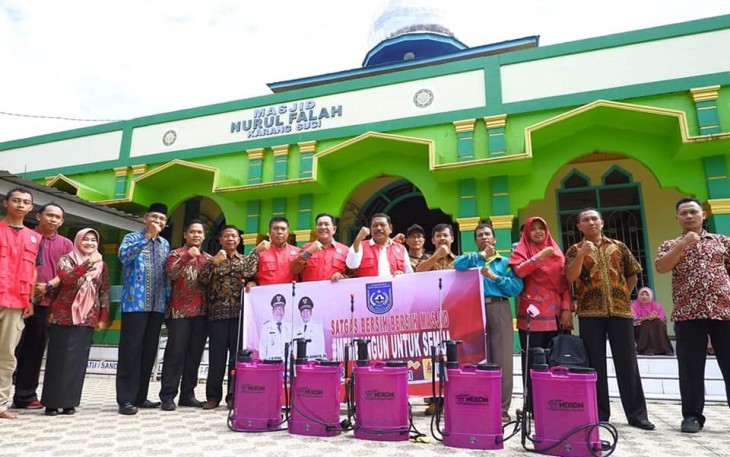 Bupati Bengkulu Utara Mian Luncurkan Satgas Bersih Bersih Masjid di Bengkulu Utara 