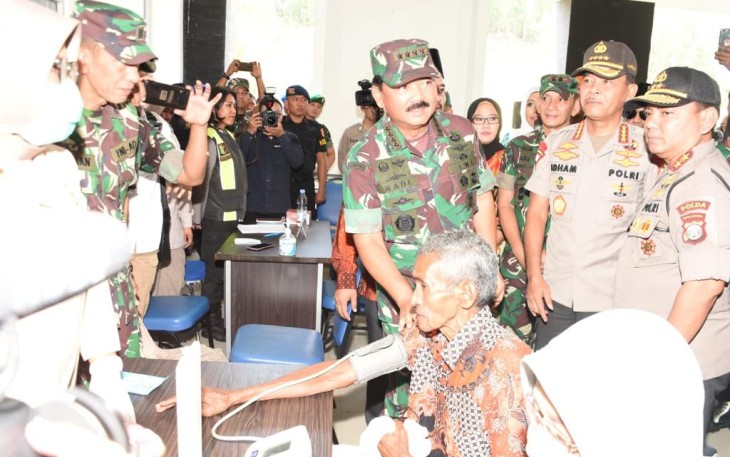 Panglima TNI dan Kapolri Hadiri Bakti Sosial di Pulau Galang