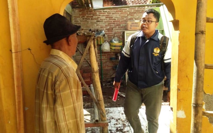 Dinas Perkim Juga Pantau Rehab Rumah di Lokasi TMMD