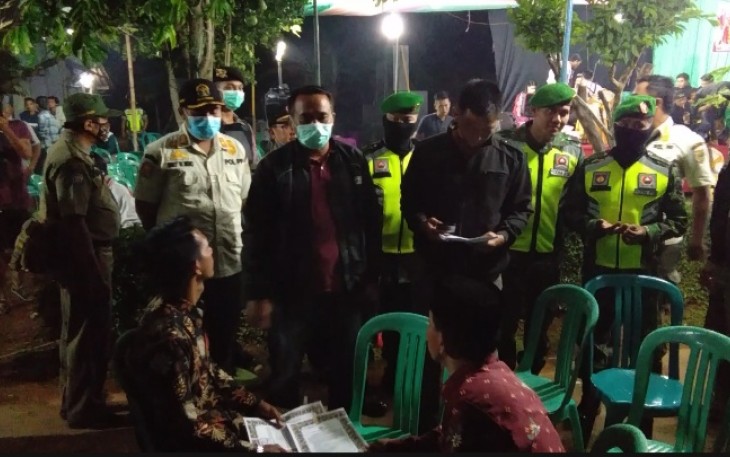 Patroli Gabungan TNI-Polri dan Satpol PP
