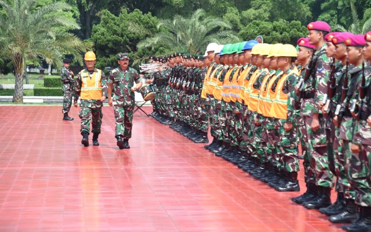 Panglima TNI Sambut Satgas Karhutla di Australia