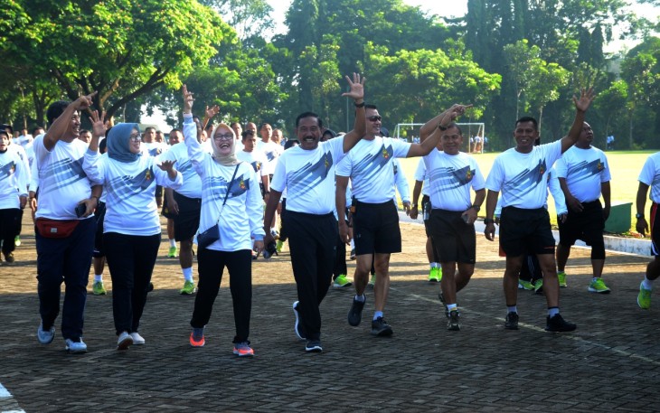 Pangdam IV : Olahraga Bersama Untuk Sehat dan Menjalin Silaturahmi