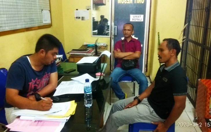 SR Sewaktu diperiksa penyidik