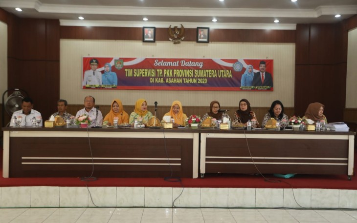Tim Supervisi TP PKK Provinsi Sumut Laksanakan Kunjungan di Asahan 