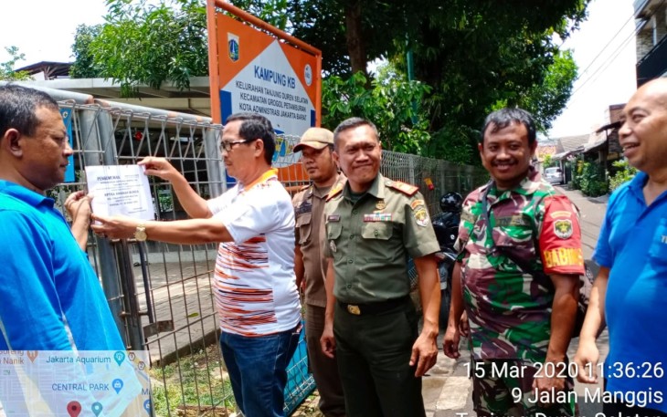 Ini Imbauan Danramil 03/GP Saat Hadiri Sosialisasi Pencegahan Virus Corona