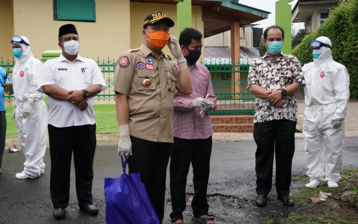 Gubernur Bengkulu Beri Support Moral dan Motivasi Warga Positif Corona