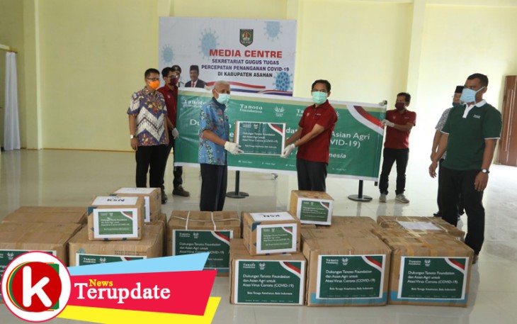 Penyerahan Bantuan APD Dari Tonoto Foundation dan Asian Agri Kepada Gugus Tugas Covid-19 Asahan