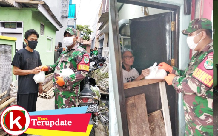 Babinsa Koramil 01/Jatinegara Distribusikan 'ATM BERAS si Komadan' Langsung ke Warga