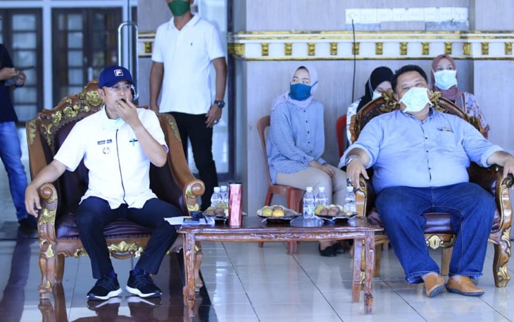 Bupati Bengkulu Selatan Gusnan Mulyadi dan Wakil Bupati Bengkulu Selatan Rifai Tajudin 