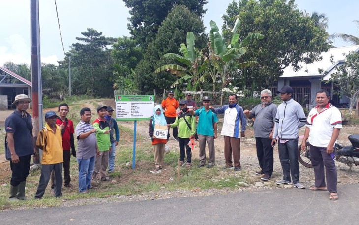 Pembangunan Dana Desa Rawa Mulya Tahap I 