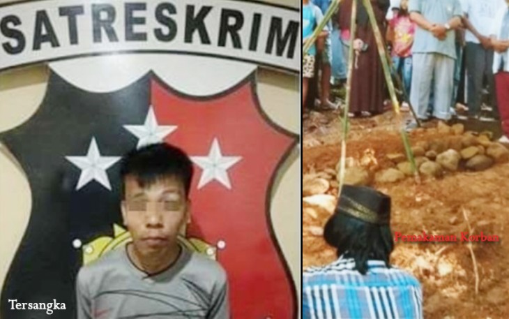 Tersangka saat diamankan