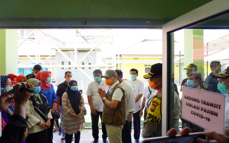 Gubernur Bengkulu Saat Meninjau RSUD Mukomuko 