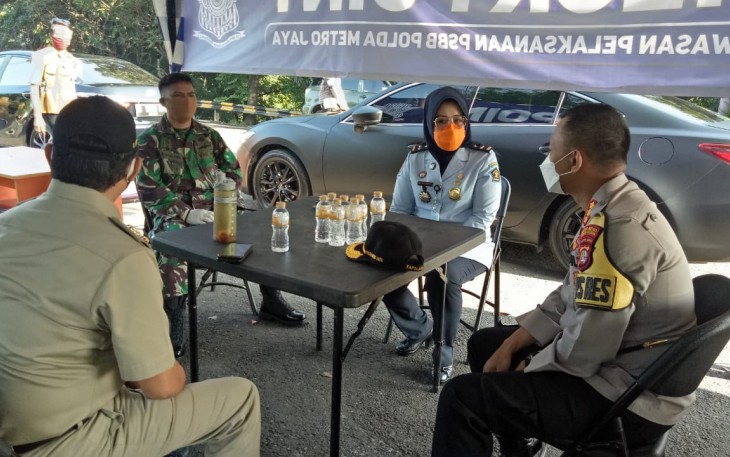 Perbatasan Jakarta-Depok Dipantau Kasdim 0504/JS dan Forkopimda