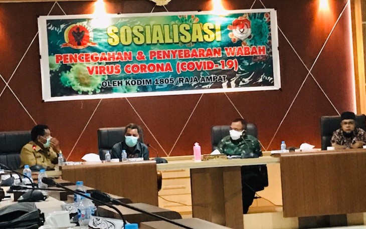 Kodim 1805/Raja Ampat Gelar Sosialisasi