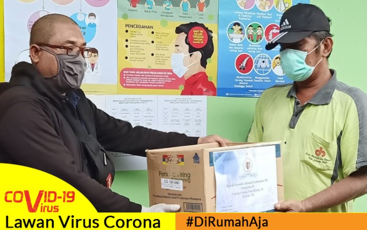 IPAL Berikan Bantuan APD Masker Dan Hand Sanitizer 