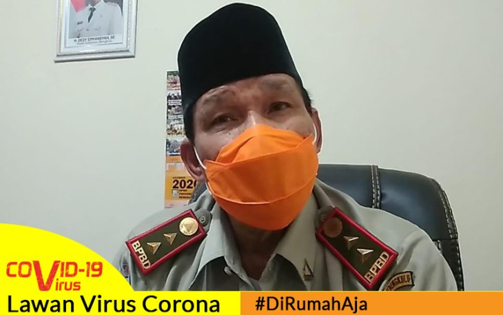 Kepala pelaksana BPBD Provinsi Bengkulu Rusdi Bakar