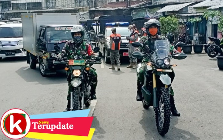 Ramadhan ke-4 Babinsa Koramil 05/Tanah Abang Tetap Laksanakan Patroli PSBB