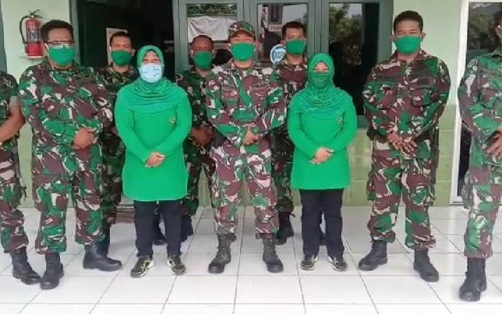 Persit Kodim Batang Ciptakan Masker Menangkal Penularan Virus COVID-19