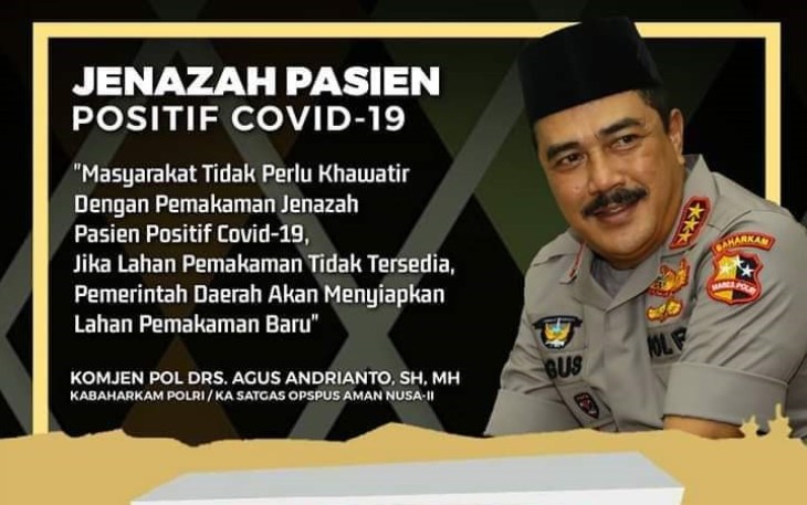 Kapolsek Panai Tengah Beri Imbauan Pencegahan Covid-19 ke Masyarakat