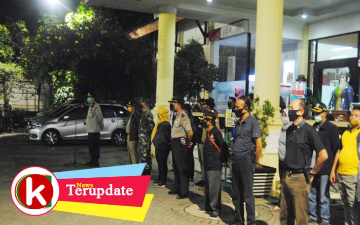 Giat Patroli Gabungan Berskala Besar Terapkan 'Distanching Stay At Home'