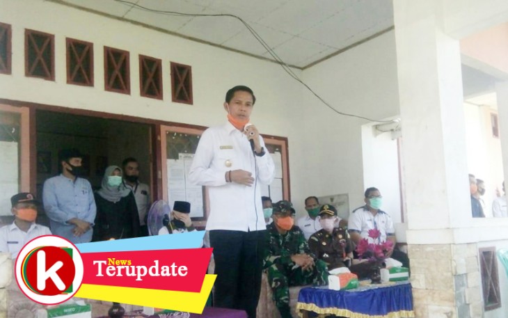 Bupati Kaur Gusril Fausi M.AP saat memberikan kata sambutan
