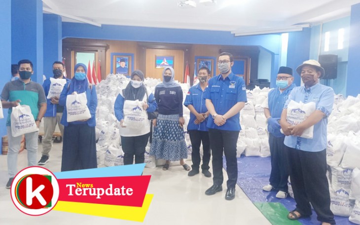 Demokrat Jatim Salurkan Ribuan Sembako ke Warga 38 Kab/kota se-Jatim