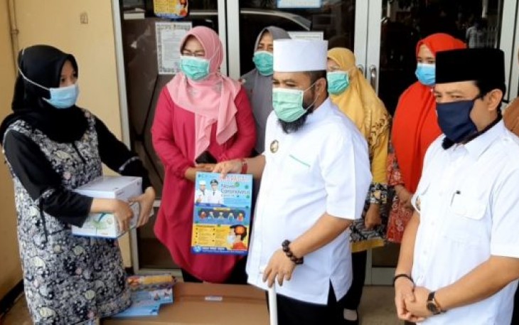 Wali Kota Bengkulu Helmi Hasan Salurkan Bantuan APD di RS Rafflesia dan RS Bhayangkara
