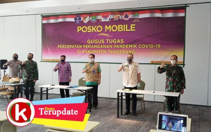 LO BNPB Mayjend Afanti Kunjungi Gugus Tugas Covid-19 Tangerang