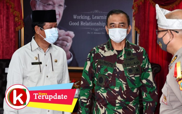 Danrem 033/WP Dampingi Plt. Gubernur Kepri Terima Kunjungan Irjen Pol. Dr. Aris Budiman