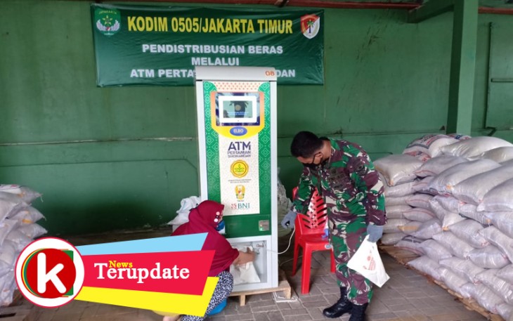 Kodim 0505/Jaktim Salurkan 1000 Kantong Per-Hari