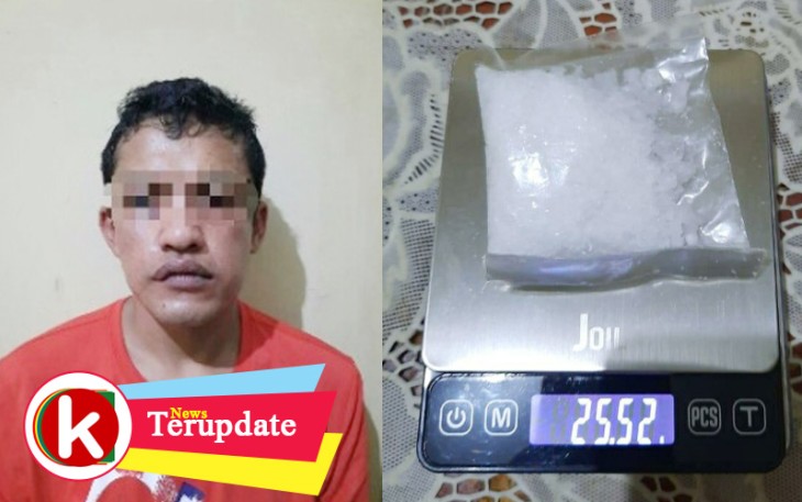 Tersangka dan Barang Bukti saat diamankan