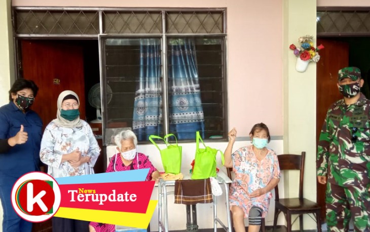 Kolaborasi Koramil 03/GP Bersama Universitas Dian Nusantara Gelar Baksos Jakbar Berbagi di Panti Werdha Wisma Mulia Jelambar