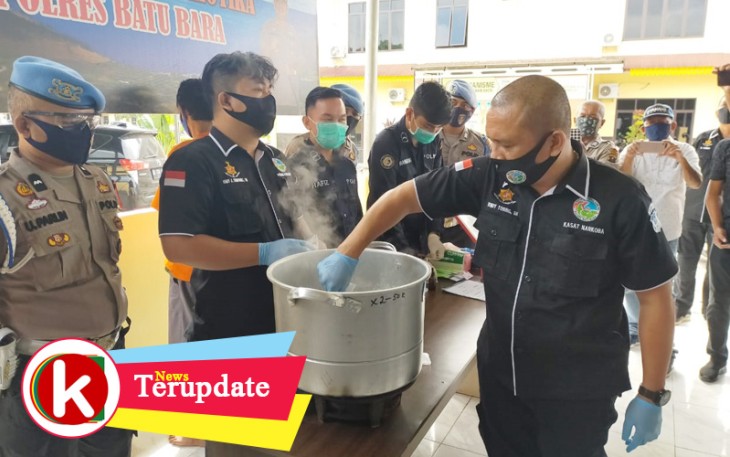 Pemusnahan Barang Bukti Shabu