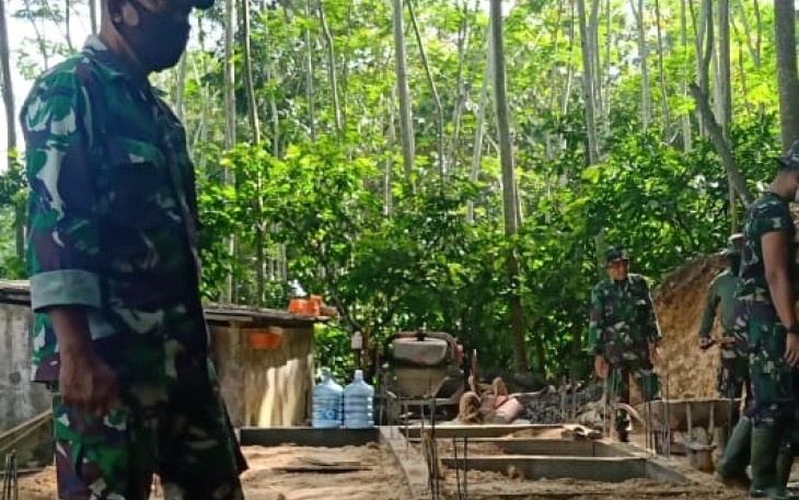 Salah Satu Sasaran Fisik Sudah Mulai Dikerjakan di Pra TMMD