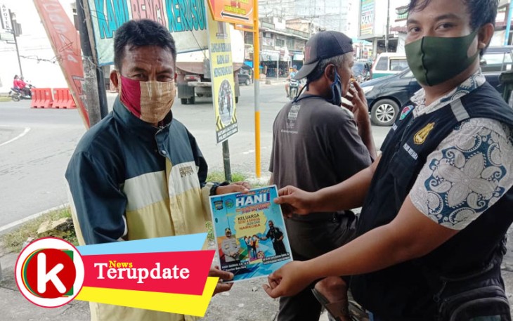 Satres Narkoba Polres Batu Bara Bagi Sembako