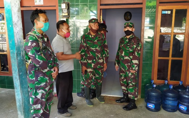 Dandim 0807/Tulungagung Cek Rumah Tinggal Satgas