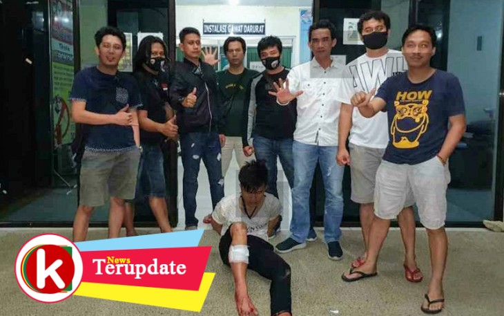 Tersangka saat diamankan