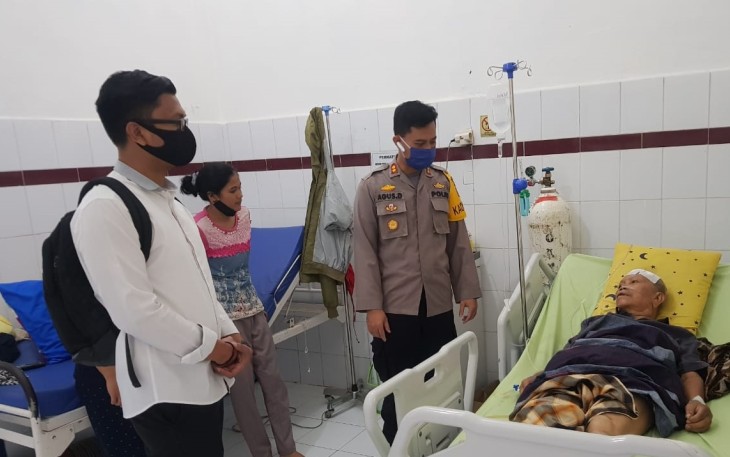 Korban Penganiayaan di RSUD Rantauprapat Dijenguk Kapolres Labuhanbatu