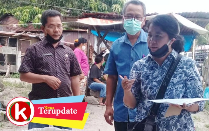 Tim Satgas Ketapang melaksanakan peninjauan di Pasar Tradisional Simanindo Samosir