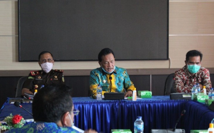 Tim Gugus Tugas Covid-19 Bengkulu Tengah Gelar Rapat Terbatas Persiapan New Normal