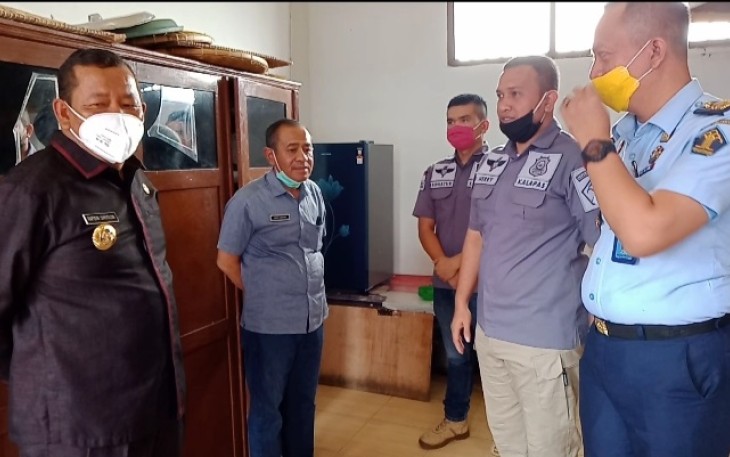 Bupati Samosir kunjungi Lapas Kelas III Pangururan Jumat (19/06)