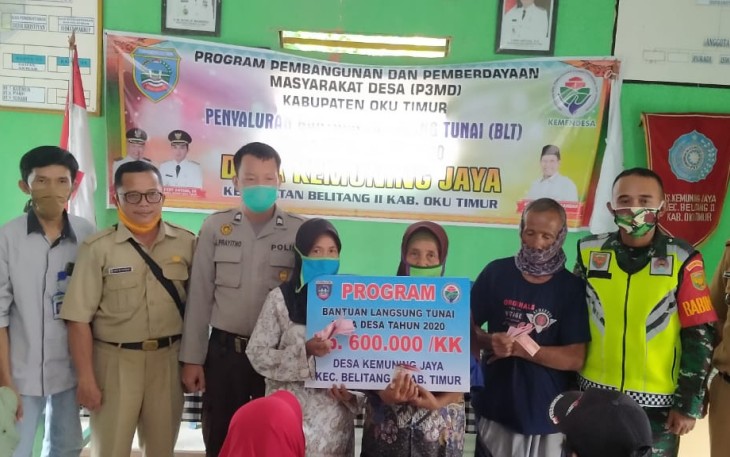 Penyaluran bantuan