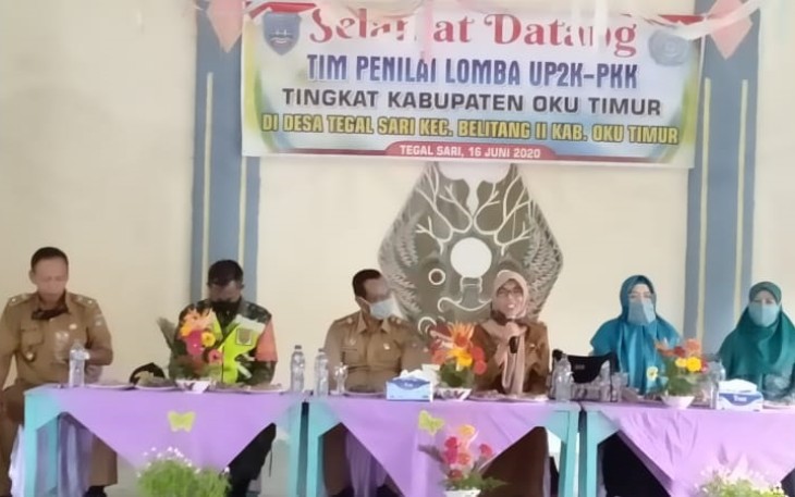 Penilaian Lomba PKK Oleh Tim Kabupaten OKU Timur