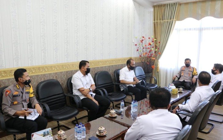 Komisioner KPU Kunjungi Polda Bengkulu