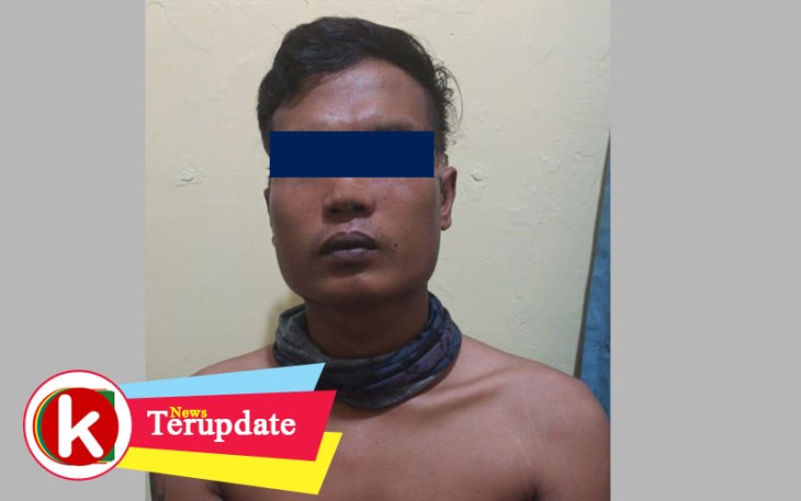 Tersangka saat diamankan