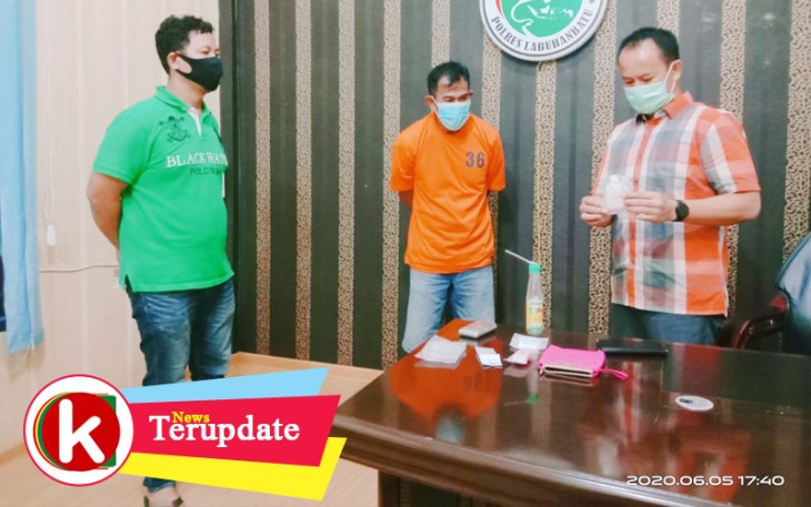 Tersangka dan Barang Bukti saat diamankan